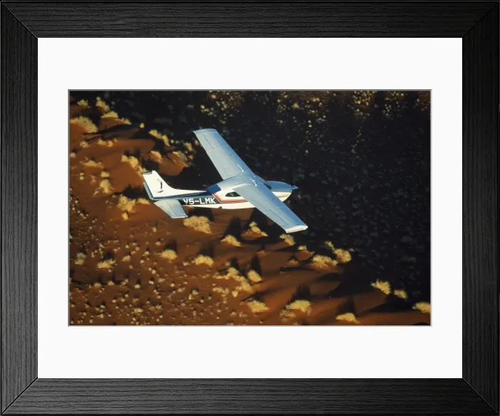 Framed Print : Safari flights over red sand dunes of Sossusvlei