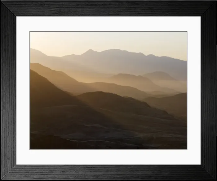 Framed Print : Sunrise over the mountains of Southern Angola Framed Print : Sunrise over the mountains of Southern Angola