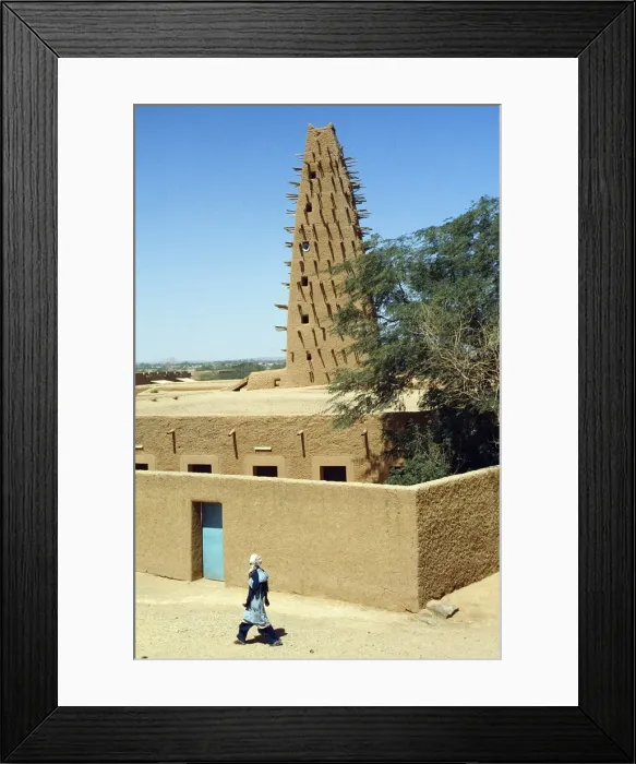 Framed Print : Mosque in Agadez Framed Print : Mosque in Agadez