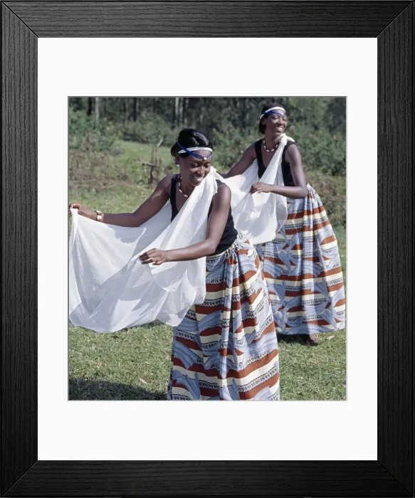 Framed Print : Intore dancers perform at Butare Framed Print : Intore dancers perform at Butare