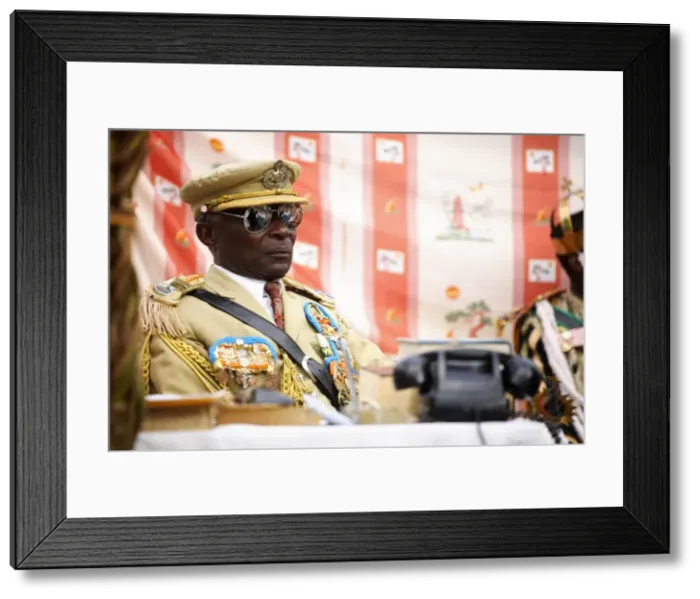 Framed Print : Amateur actors perform a Sao Tomense play called Auto Framed Print : Amateur actors perform a Sao Tomense play called Auto