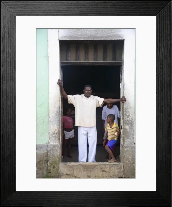 Framed Print : The baker at the bakery in Santa Antonio Framed Print : The baker at the bakery in Santa Antonio