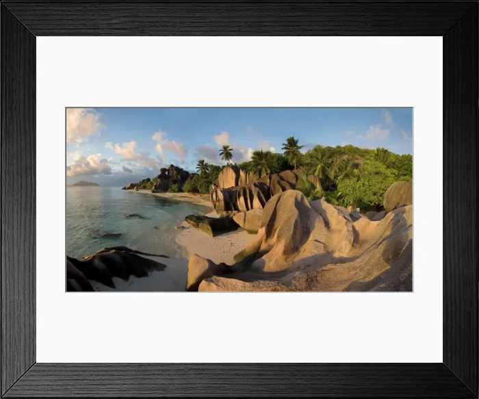 Framed Print : Anse Source d Argent beach, La Digue Island, Seychelles Framed Print : Anse Source d Argent beach, La Digue Island, Seychelles