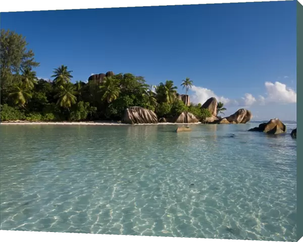 Anse Source d Argent beach, La Digue Island, Seychelles