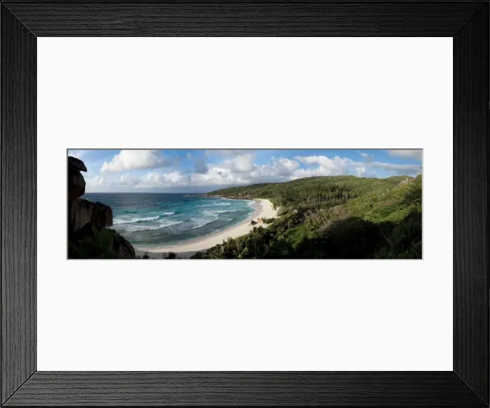 Framed Print : Grande Anse, La Digue Island, Seychelles Framed Print : Grande Anse, La Digue Island, Seychelles