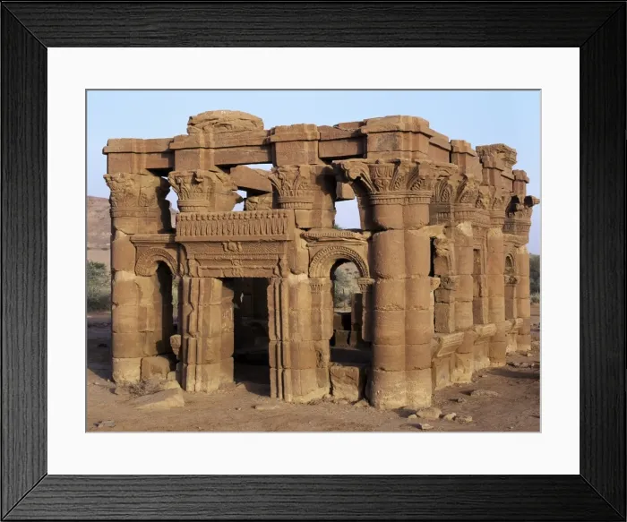 Framed Print : The ruins of a Kiosk beside one of the four temples Framed Print : The ruins of a Kiosk beside one of the four temples