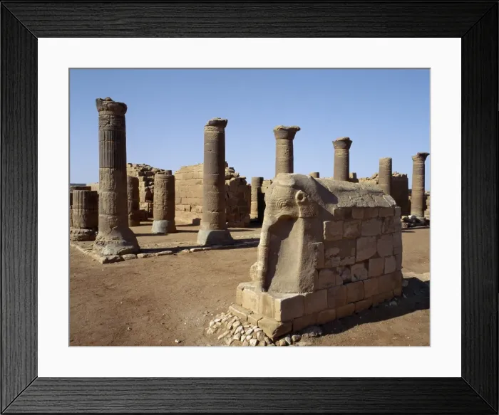 Framed Print : The Elephant Temple at Musawwarat es-Sufra Framed Print : The Elephant Temple at Musawwarat es-Sufra