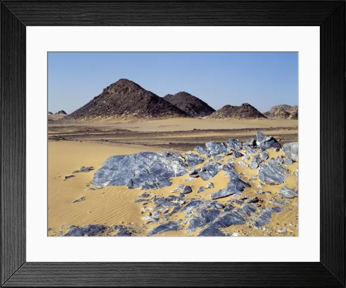 Framed Print : The Northern or Libyan Desert in northwest Sudan is Framed Print : The Northern or Libyan Desert in northwest Sudan is