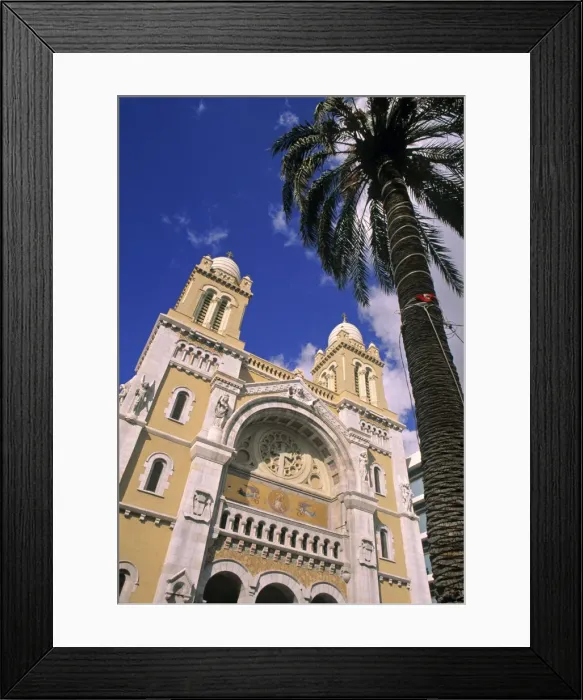 Framed Print : Cathedral, Avenue Bourguba