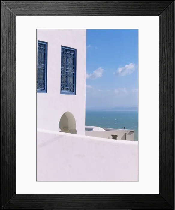 Framed Print : House in Sidi Bou Said