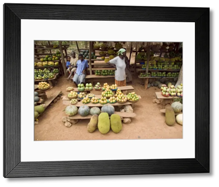 Framed Print : Fruit market Framed Print : Fruit market