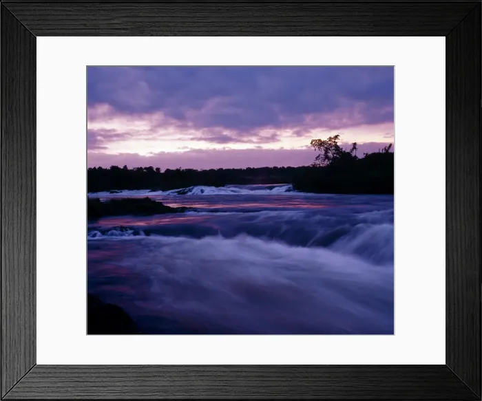 Framed Print : Sunset on the Victoria Nile at the Bujugali Falls Framed Print : Sunset on the Victoria Nile at the Bujugali Falls