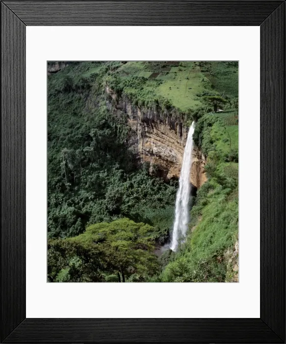 Framed Print : Situated in the fertile foothills of Mount Elgon