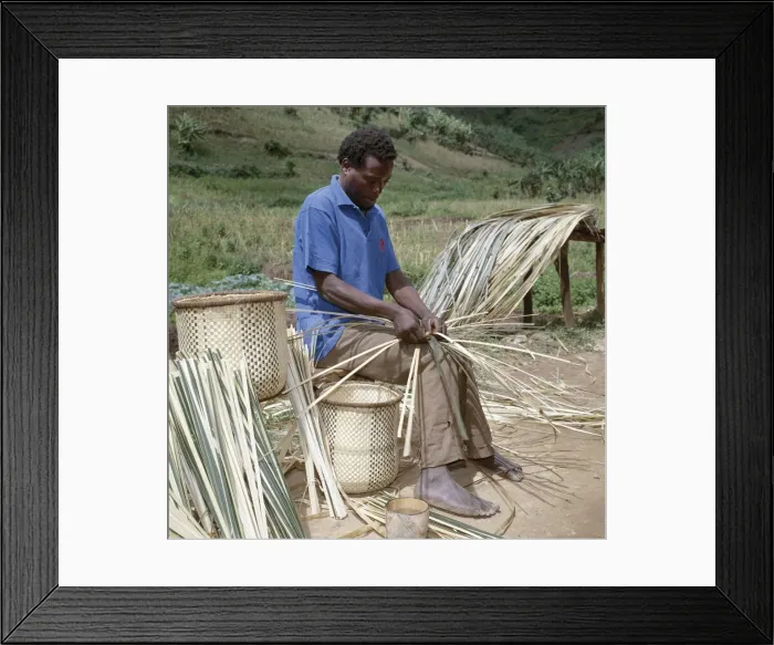 Framed Print : Most women in Southwest Uganda carry their farm produce Framed Print : Most women in Southwest Uganda carry their farm produce