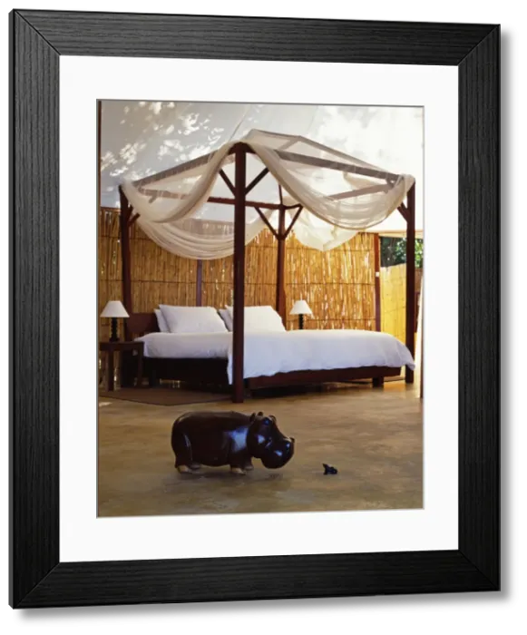 Framed Print : Zambia, Lower Zambezi National Park, Sausage Tree Camp Framed Print : Zambia, Lower Zambezi National Park, Sausage Tree Camp