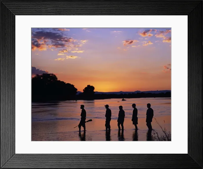Framed Print : Zambia, South Luangwa National Park, Bushcamps Company