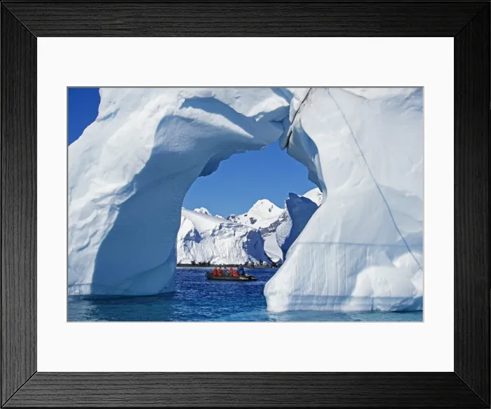 Framed Print : Antarctica, Grandidier Channel Framed Print : Antarctica, Grandidier Channel