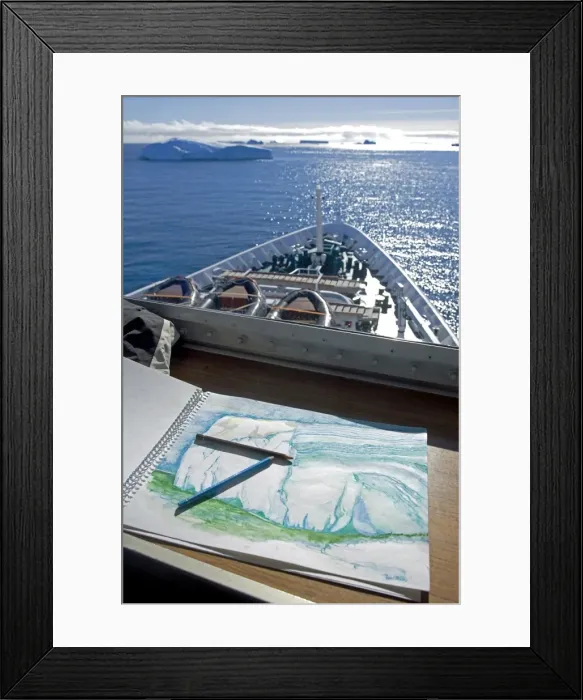 Framed Print : Antarctica, Antarctic Penisula Framed Print : Antarctica, Antarctic Penisula