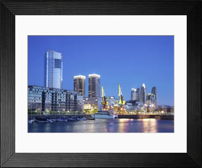 Framed Print : Modern buildings, Puerto Madero, Buenos Airess, Argentina Framed Print : Modern buildings, Puerto Madero, Buenos Airess, Argentina