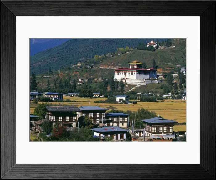 Framed Print : Paro is Bhutans second largest town Framed Print : Paro is Bhutans second largest town