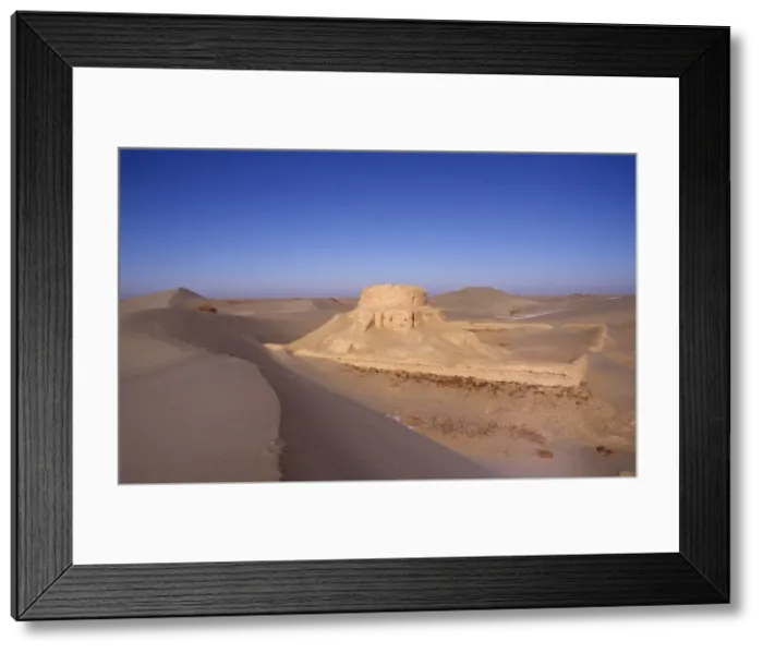 Framed Print : The Rawak Stupa, circa 4th century, north-east of Khotan