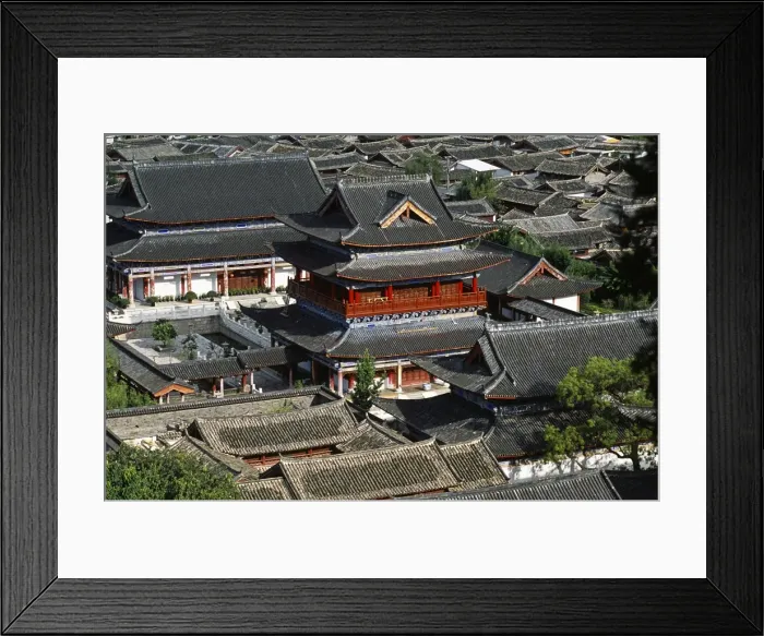 Framed Print : The Mu Family mansion