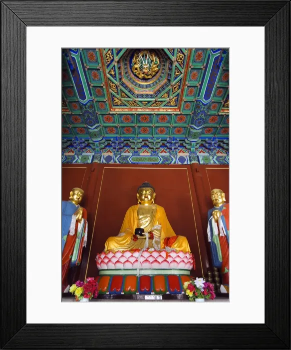 Framed Print : Yuan Dynasty Miaoying White Dagoba Temple Framed Print : Yuan Dynasty Miaoying White Dagoba Temple