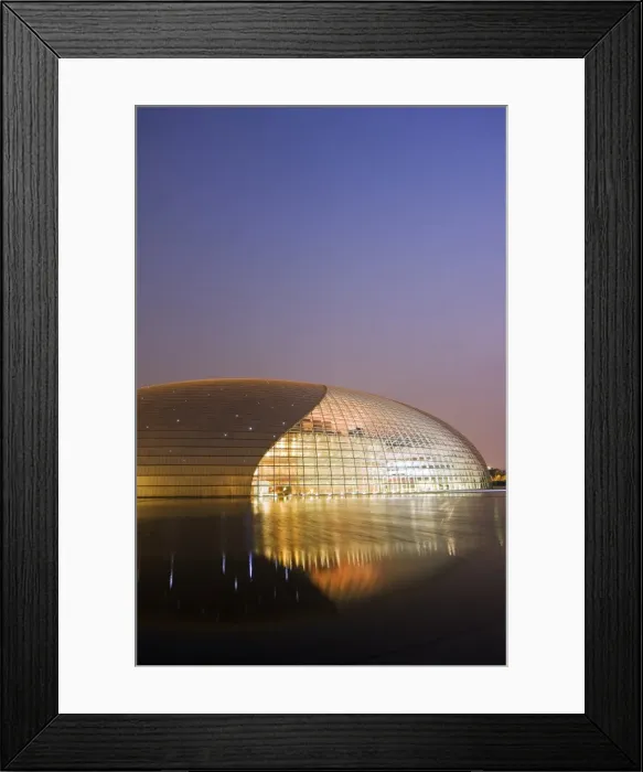 Framed Print : China Beijing The National Grand Theatre Opera House Framed Print : China Beijing The National Grand Theatre Opera House