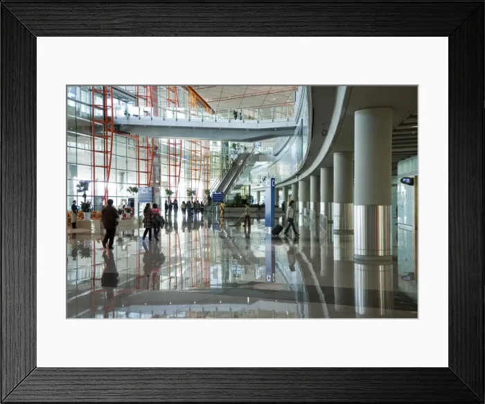 Framed Print : China, Beijing, Beijing Capital Airport Framed Print : China, Beijing, Beijing Capital Airport