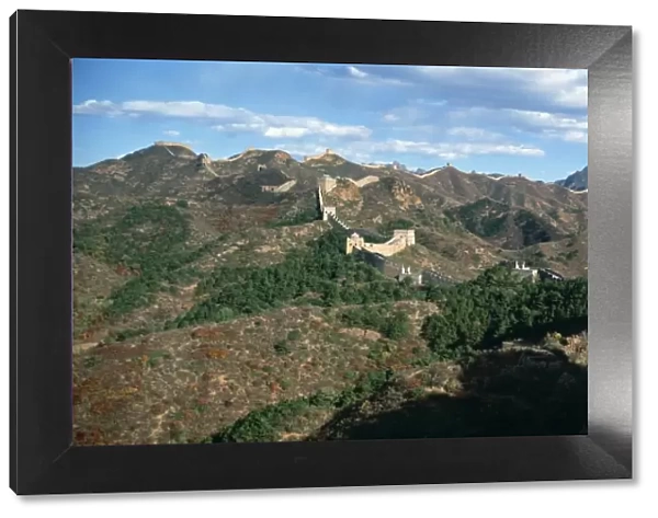 Panorama of Great Wall of China
