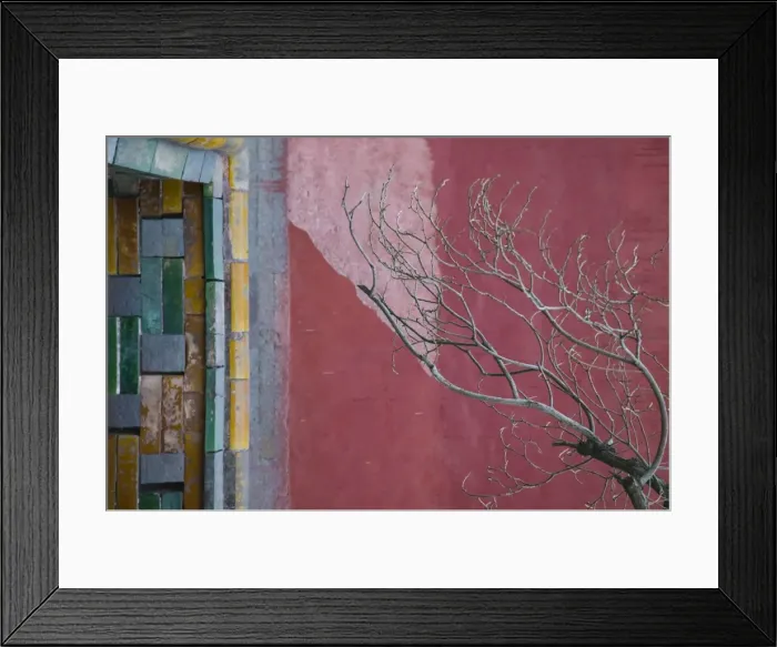 Framed Print : China, Beijing, The Forbidden City, Courtyard Detail Framed Print : China, Beijing, The Forbidden City, Courtyard Detail