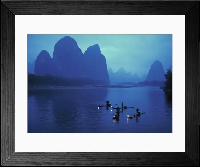 Framed Print : Cormorant fishermen Framed Print : Cormorant fishermen