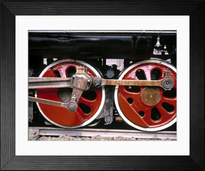 Framed Print : Main wheels of steam locomotive Framed Print : Main wheels of steam locomotive