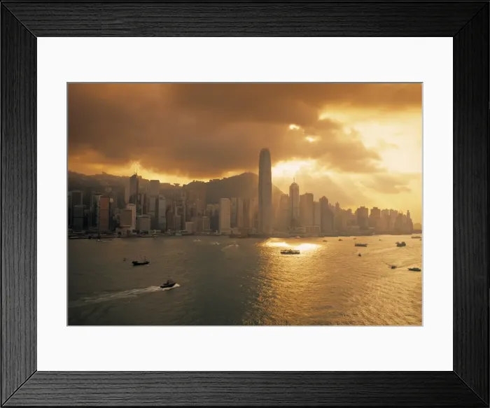 Framed Print : Hong Kong skyline from Kowloon Framed Print : Hong Kong skyline from Kowloon