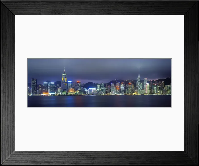 Framed Print : Hong Kong skyline from Kowloon