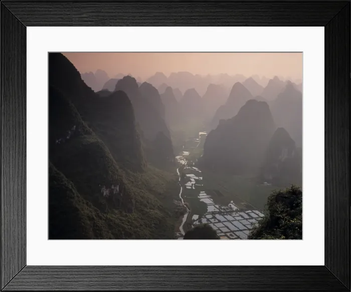 Framed Print : Yangshuo, Guangxi Province Framed Print : Yangshuo, Guangxi Province