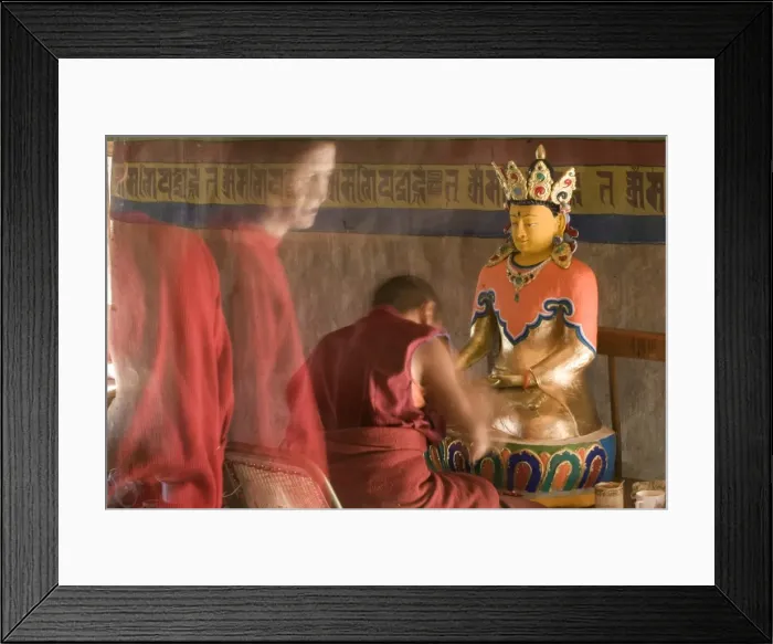 Framed Print : Thiksey Monastery, Thiksey, Ladakh, Jammu and Kashmir, India Framed Print : Thiksey Monastery, Thiksey, Ladakh, Jammu and Kashmir, India