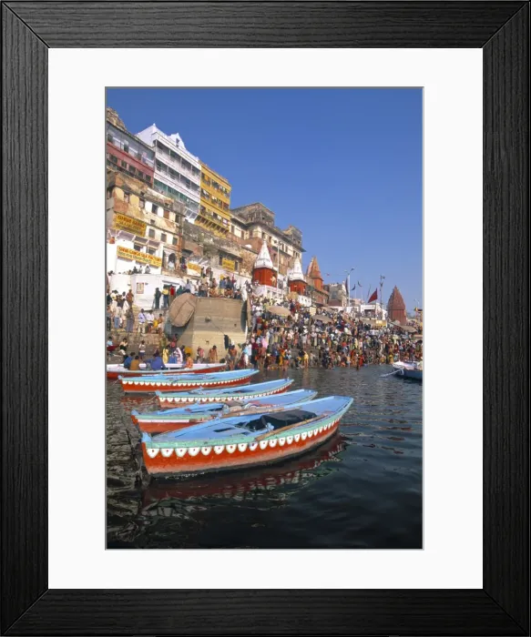 Framed Print : River Ganges Framed Print : River Ganges