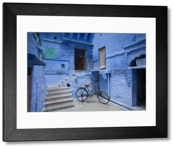 Framed Print : Traditional Blue Architechture Framed Print : Traditional Blue Architechture