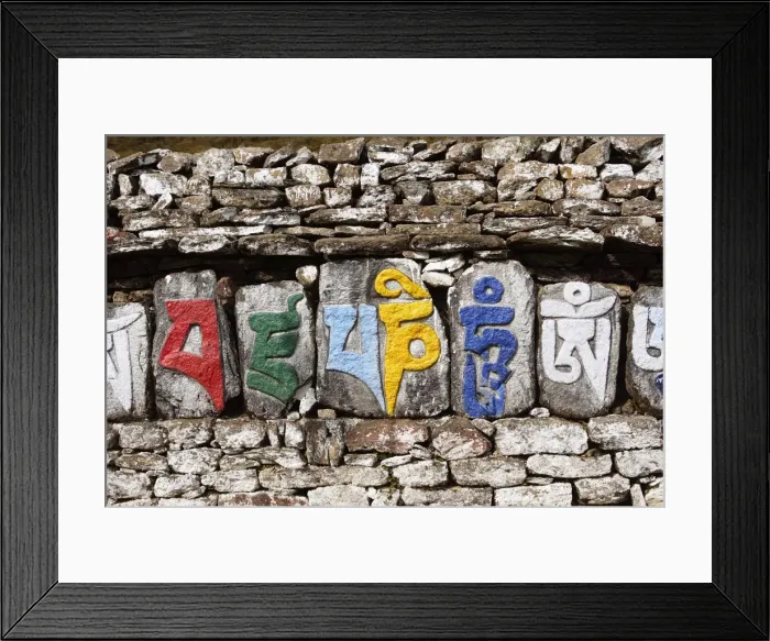 Framed Print : Prayer stones Framed Print : Prayer stones