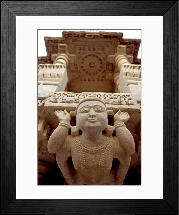 Framed Print : 15th Century detail of amber stone carving of the roof Framed Print : 15th Century detail of amber stone carving of the roof