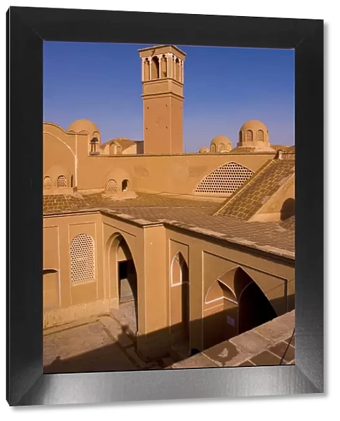 The courtyards and windtowers of traditional houses Kashan