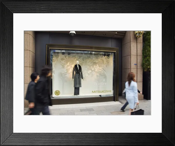 Framed Print : Japan, Honshu Island, Tokyo, Ginza District Framed Print : Japan, Honshu Island, Tokyo, Ginza District