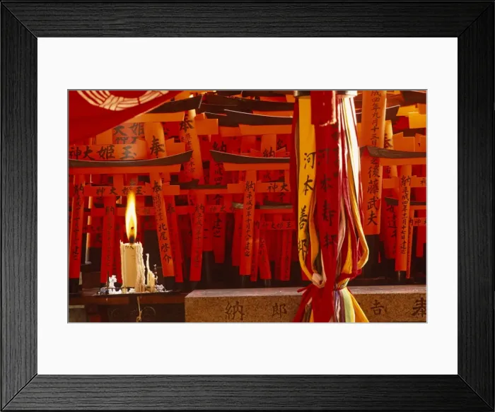 Framed Print : Japan, Honshu Island, Kyoto