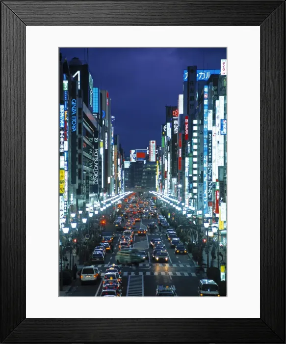 Framed Print : Chuo-Dori Avenue Framed Print : Chuo-Dori Avenue