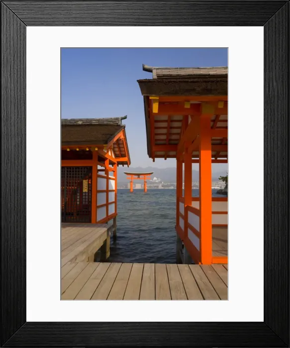 Framed Print : Torii gate, Miyajima (Itsuku-shima), Hiroshima, Honshu, Japan Framed Print : Torii gate, Miyajima (Itsuku-shima), Hiroshima, Honshu, Japan