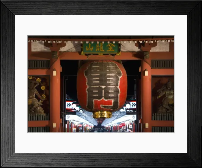 Framed Print : Paper lantern, Thunder Gate, Senso-ji temple, Asakusa, Tokyo, Japan Framed Print : Paper lantern, Thunder Gate, Senso-ji temple, Asakusa, Tokyo, Japan
