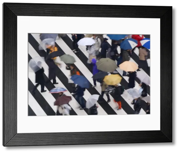 Framed Print : Japan, Honshu, Tokyo, Ginza, Sukiyabashi crossing Framed Print : Japan, Honshu, Tokyo, Ginza, Sukiyabashi crossing