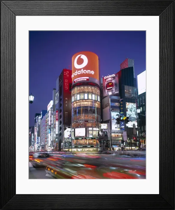 Framed Print : Ginza / Night View Framed Print : Ginza / Night View