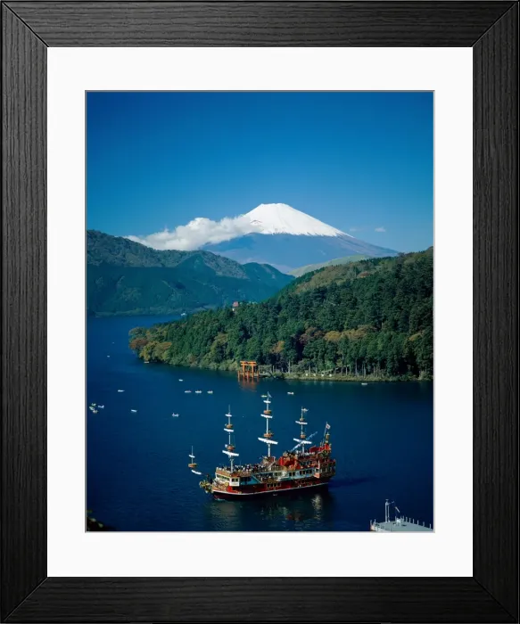 Framed Print : Mount Fuji & Lake Ashi, Hakone, Honshu, Japan Framed Print : Mount Fuji & Lake Ashi, Hakone, Honshu, Japan